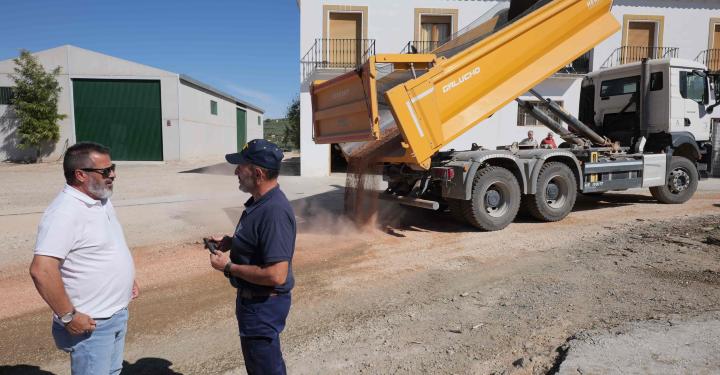 La tormenta de septiembre obliga a reparar de nuevo caminos rurales de Archidona