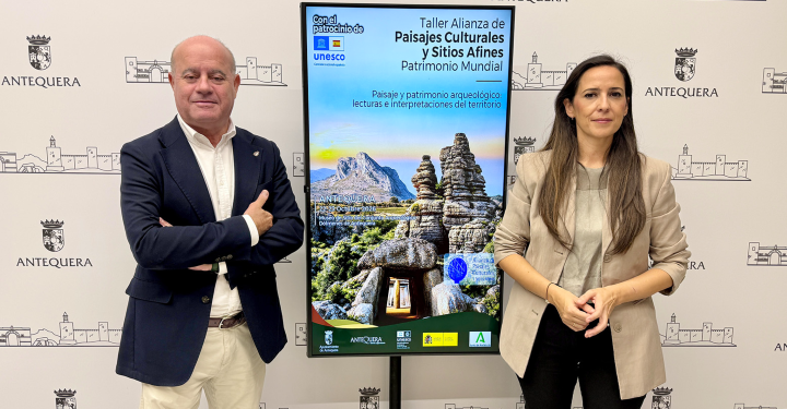 Antequera reúne a paisajes culturales de la Unesco en el décimo aniversario de los Dólmenes