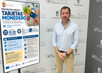 Antequera destina tarjetas monedero a hogares con dificultades económicas