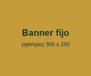 Banner fijo